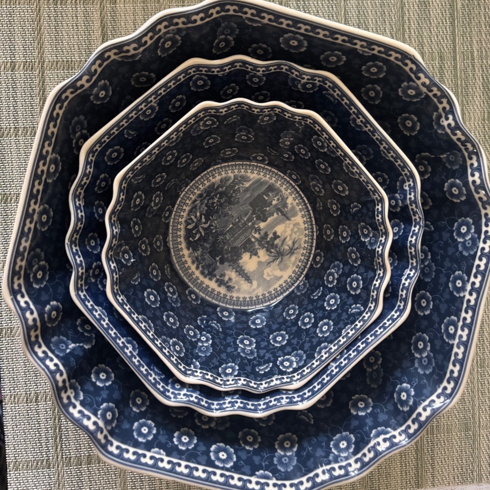 Chinese nesting bowl set